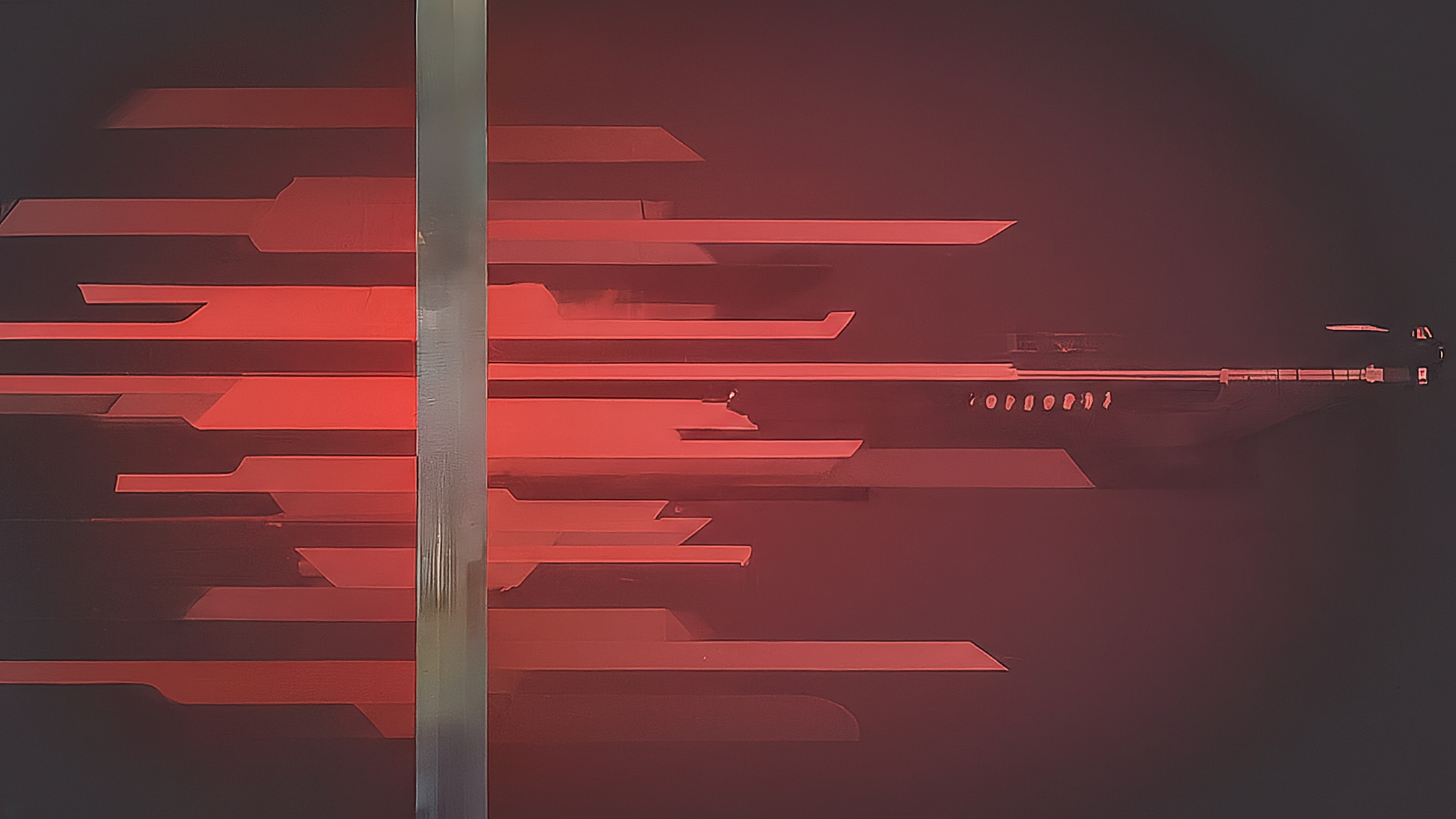 Educational graphic about trading strategies, abstract strategic elements, red color scheme